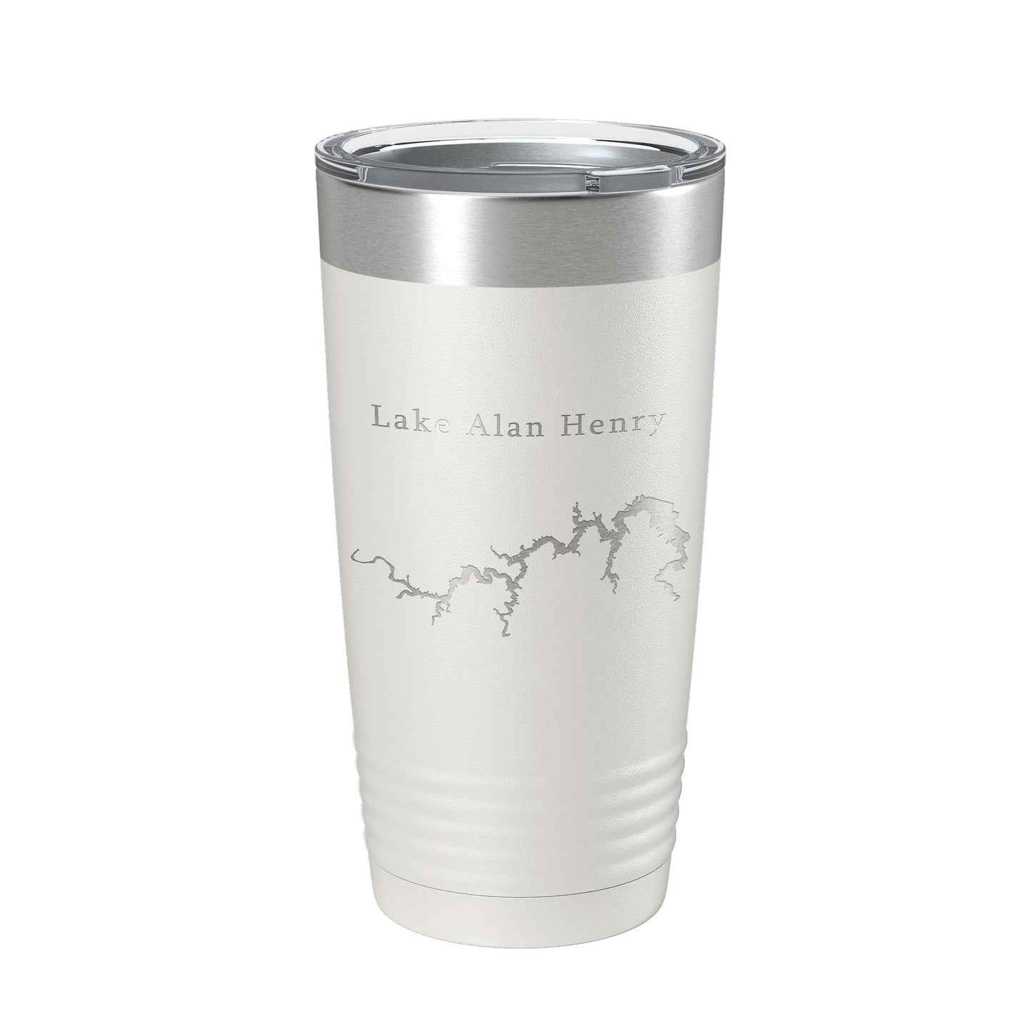 Lake Alan Henry Map Tumbler Travel Mug Insulated Laser Engraved Coffee Cup Texas 20 oz-7
