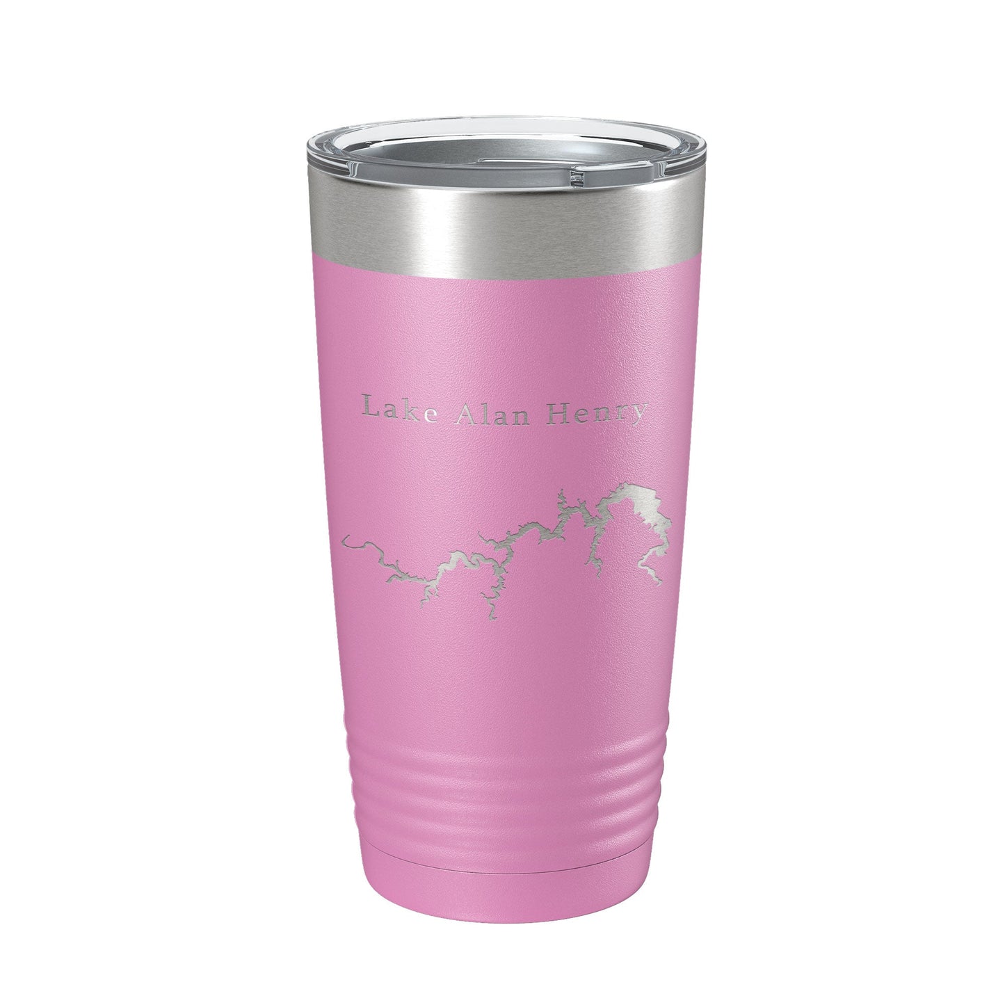 Lake Alan Henry Map Tumbler Travel Mug Insulated Laser Engraved Coffee Cup Texas 20 oz-14