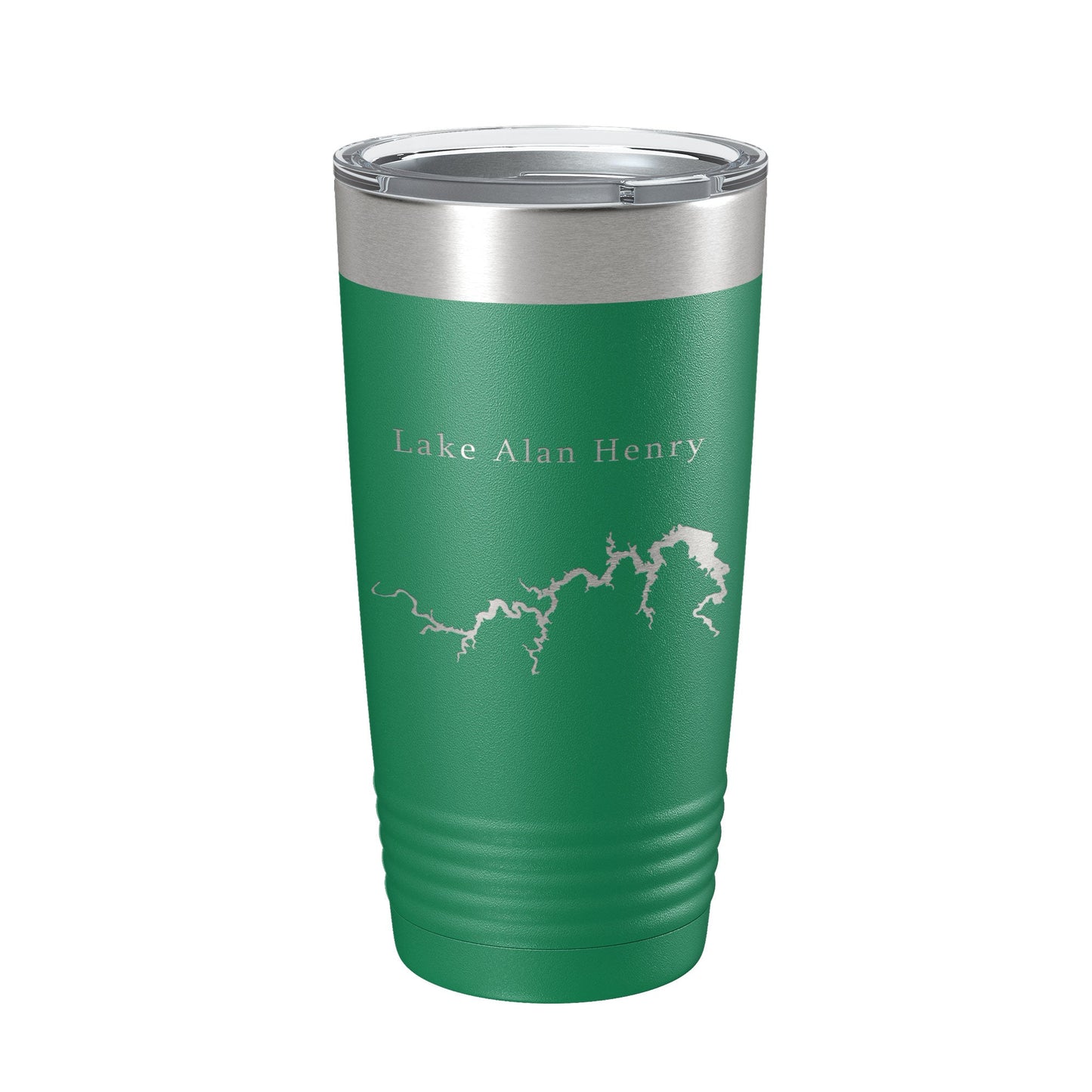Lake Alan Henry Map Tumbler Travel Mug Insulated Laser Engraved Coffee Cup Texas 20 oz-9