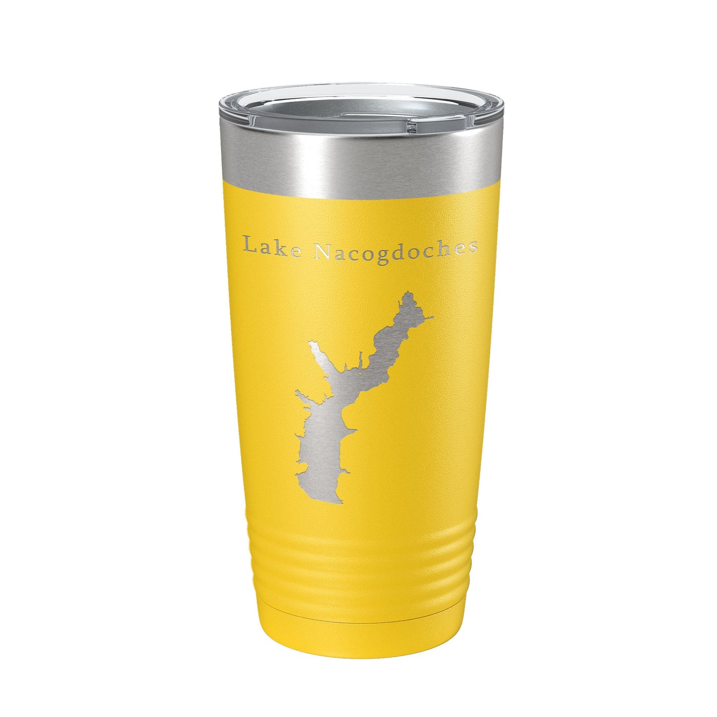 Lake Nacogdoches Map Tumbler Travel Mug Insulated Laser Engraved Coffee Cup Texas 20 oz-19
