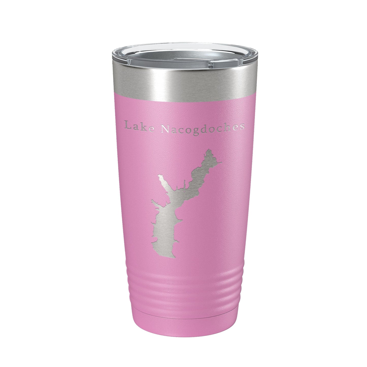 Lake Nacogdoches Map Tumbler Travel Mug Insulated Laser Engraved Coffee Cup Texas 20 oz-14