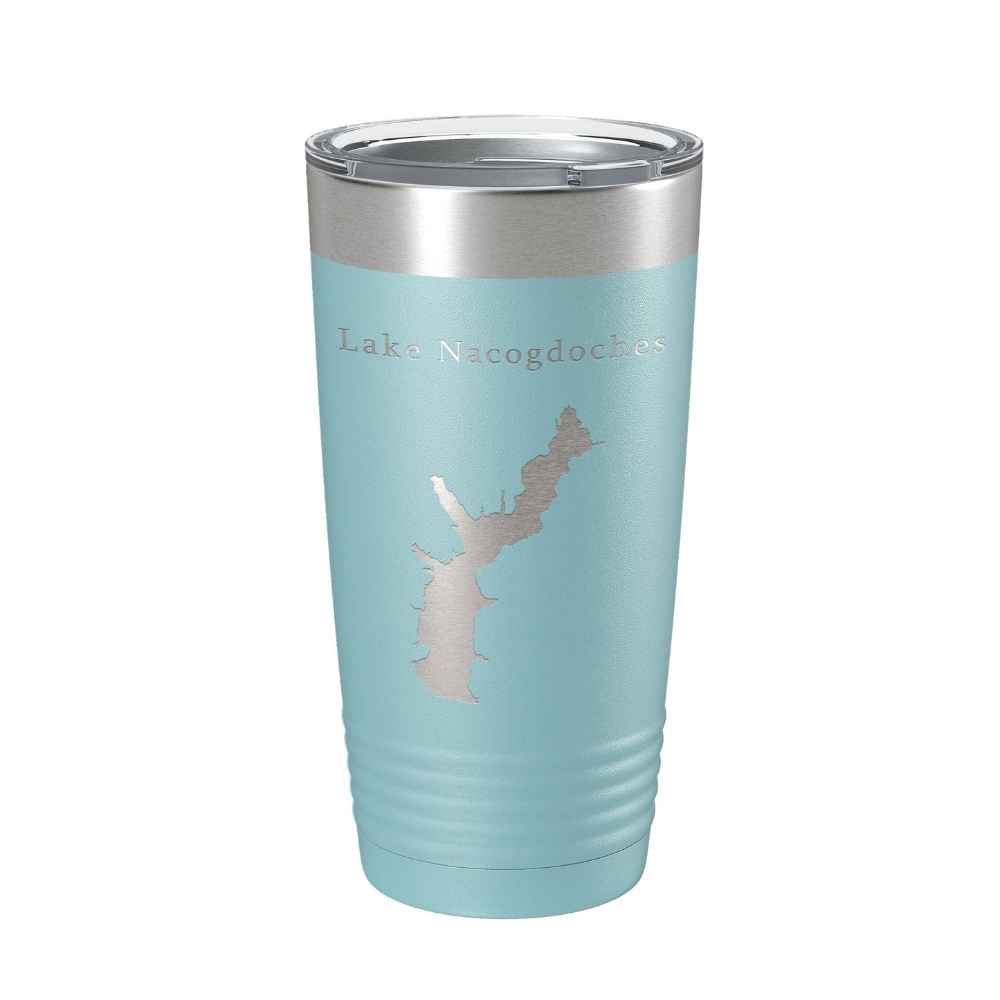 Lake Nacogdoches Map Tumbler Travel Mug Insulated Laser Engraved Coffee Cup Texas 20 oz-13