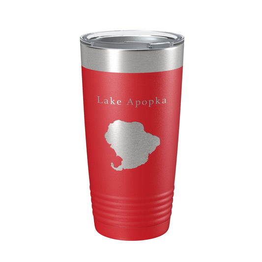 Lake Apopka Map Tumbler Travel Mug Insulated Laser Engraved Coffee Cup Florida 20 oz-10