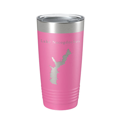 Lake Nacogdoches Map Tumbler Travel Mug Insulated Laser Engraved Coffee Cup Texas 20 oz-11
